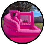 PINK BOUNCE HOUSE FOR RENT